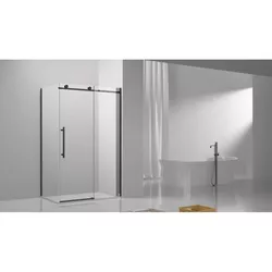 cumpără Cabină de duș miscellaneous SYSP 90x200 MATTE BLACK 8mm (lateral) în Chișinău 