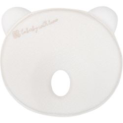 купить Комплект подушек и одеял Kikka Boo 31106010126 Pernuta ergonomica pentru formarea capului Bear Airknit White в Кишинёве 