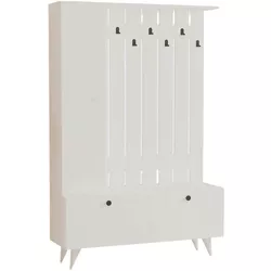 cumpără Mobilă pentru antreu Trendy Lala, Alb, 112x170x35cm (GTR005930) în Chișinău 