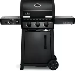 купить Мангал Napoleon Gratar pe gaz Legend 365 negru cu arzator lateral infraroșu (LD365DSIBPK-CZ) в Кишинёве 