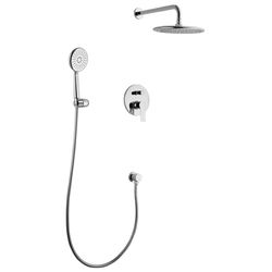 KUCERA комплект для ванны/душа (смеситель с переключ., верхний и ручной душ, шланг, шланг. подсоед) (ванная комната)