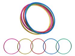 Cerc 65cm multicolor din plastic