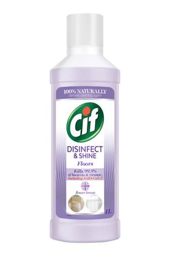 Detergent pentru podele Cif Dezinfectant&Strălucire Universal Flori de câmp, 1L