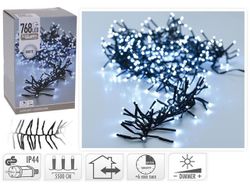 Огни новогодние "Густые" 768LED белый, 5.5m, таймер, регулят