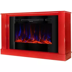 cumpără Șemineu electric ArtFlame Bernard mini & Adeli, 725x1215x300 mm, Rosu în Chișinău 