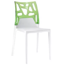 cumpără Scaun Papatya Ego-Rock - back green / seat white în Chișinău 