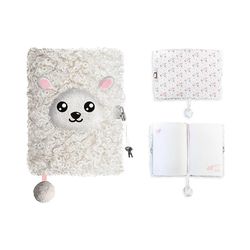 cumpără Carnet St.RIGHT 57901 Agenda cu lacat, A5, 96foi, 3D My Little Friend Sheep, coperta plus în Chișinău 