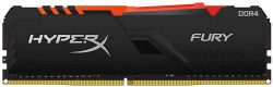 16GB DDR4-3200MHz  Kingston FURY Beast RGB (KF432C16BB1A/16), CL16-18-18, 1.35V, Intel XMP 2.0, Blk