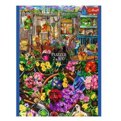 купить Пазл Trefl 37529 Puzzle 2x500. Lucru în grădină в Кишинёве 