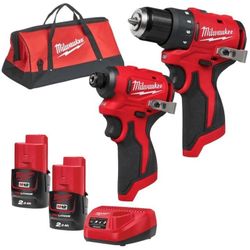 купить Набор электроинструментов Milwaukee M12BLPP2D-202B Набор инструментов (4933500139) в Кишинёве 