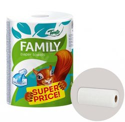 Полотенца бумажные TENTO Family 2 слоя 60м