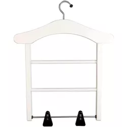 cumpără Cuier pentru haine Arredamenti Italia Milady Bianco, вешалка-плечики с клипсами, белый лак în Chișinău 