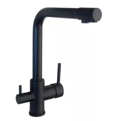 cumpără Bateria bucătărie Hydro S 3039 și sistem de filtrare, neagra (0400462) în Chișinău 