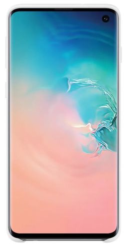 cumpără Husă telefon Samsung EF-PG973 Silicon Cover S10 White în Chișinău