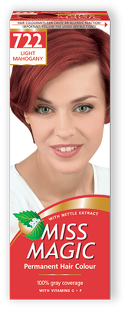 Vopsea p/u păr, SOLVEX Miss Magic, 90 ml., 722 - Mahon deschis
