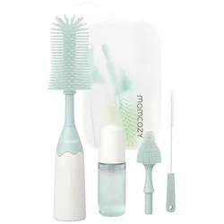 купить Посуда для кормления Momcozy LS002-GE12NB-A Perie pentru biberoane electrica Push-Press Green в Кишинёве 