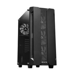 Case ATX Chieftec HUNTER, w/o PSU, 4x120mm ARGB fans, 2xUSB3.0, 1xUSB2.0, Temperd Glass, ARGB Hub