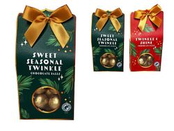 Bilute de ciocolata Twinkle 100gr in cutie de Craciun