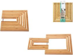 cumpără Veselă 5five 50250 Подставка под горячее раздвижная бамбук 34x19cm în Chișinău 
