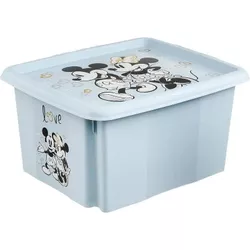 cumpără Cutie depozitare Keeeper Mickey Mouse Cloudy Blue (12237684) 24L для игрушек în Chișinău 