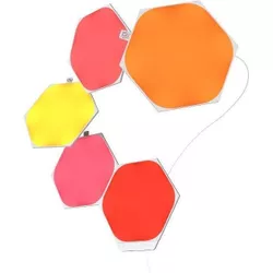 купить Декоративное освещение Nanoleaf NL42-5002HX-5PK Shapes Hexagons Starter Kit Mini 5 Panels в Кишинёве 