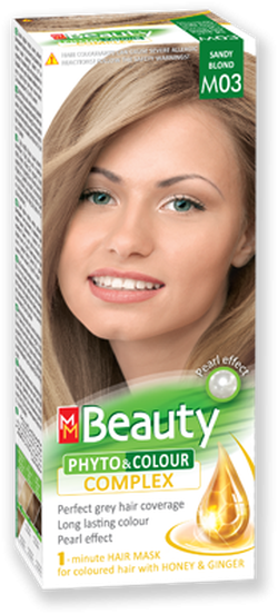Vopsea p/u păr, SOLVEX MM Beauty, 125 ml., M03 - Blond nisipiu