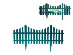 Забор декоративный для сада/огорода 4шт, 60X33cm, зеленый