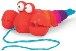 Battat игрушка каталка на веревочке омар