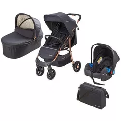 cumpără Сărucior pentru copii BabyGo BGO-6321 3 in 1 Style Black Rose în Chișinău 