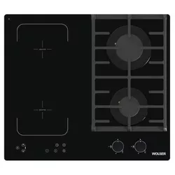 cumpără Plită încorporabilă combi Wolser WL-QX602G2IND Black în Chișinău 