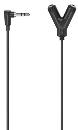 cumpără Cablu pentru AV Hama 205190 Audio Adapter, 3.5 mm Jack Plug - 2 x 3.5 mm Jack în Chișinău 