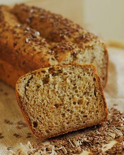 Хлеб из рисовой, леновой и гороховой муки, 240 г