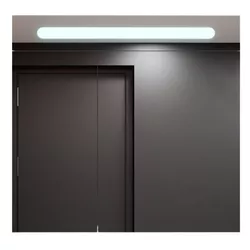 купить Зеркало для ванной Bayro Portis LED 900x800 белый в Кишинёве 