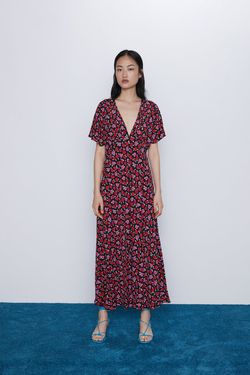 Платье ZARA Цветочный принт 7725/061/800