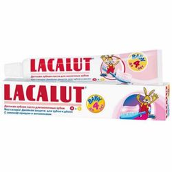 Lacalut зубная паста с Малиновым вкусом 0-4 лет