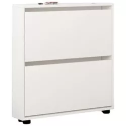 cumpără Raft pentru încălțăminte Mobildor-Lux Leo Slim 60x16x86H cm White în Chișinău 