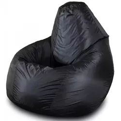 купить Кресло-мешок BeanBag BM6056, Груша из Оксфорда 300D, XL, чёрный в Кишинёве 