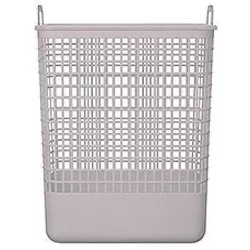 купить Корзина для белья Бытпласт 57620 Econova Kobo 35 л, 38x26.2x50 см, светло-бежевый в Кишинёве 