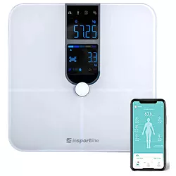 cumpără Cântar de podea inSPORTline 13450 Cantar (180kg) Syncale 100 IN30432-1 White în Chișinău 