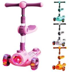 купить Самокат miscellaneous BW2023Z Scooter pliabil cu 3 roți, lumini și muzică (4 culori) в Кишинёве 