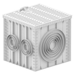 купить Комплект распределителей Hydro S Colector pluvial cu gratar DN 32/315, 1 tona, gri в Кишинёве 