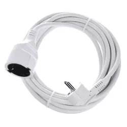 купить Удлинитель электрический BACHMANN 3402865 5m 1mm2 10a alb в Кишинёве 