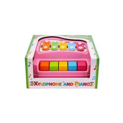 купить Музыкальная игрушка Technok Toys (7907) Xilofon-pian pentru copii, roz в Кишинёве 