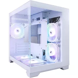 cumpără Carcasă PC 1stplayer MV5-TP WHITE, mATX w/o PSU (MV5-TP-WH-2FB7R-W-1FB7-W) în Chișinău 