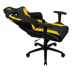Gaming Chair ThunderX3 TC3 Black/Bumblebee Yellow, User max load up to 150kg / height 165-185cm