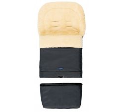 Конверт для коляски из натуральной шерсти Womar Zaffiro Sleep&Grow Wool Graphite
