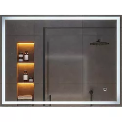 купить Зеркало для ванной Bayro Delta Pro 800x600 LED touch в Кишинёве 