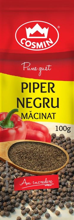 Piper negru măcinat Cosmin 100g