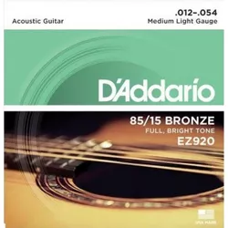 купить Аксессуар для музыкальных инструментов D’Addario EZ920 corzi chitara acustica в Кишинёве 