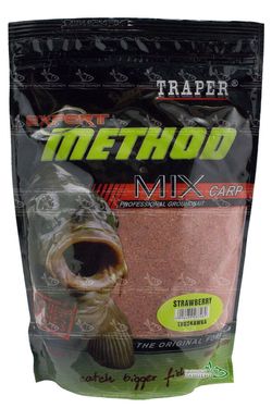 Прикормка Traper Method Mix   Клубника
